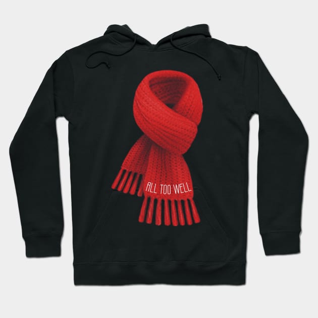 All Too Well Red Scarf Hoodie by Biscuit25
